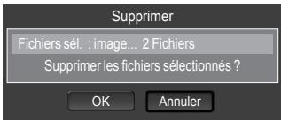 SAMSUNG LE40A626 - Suppression de plusieurs photos - 2