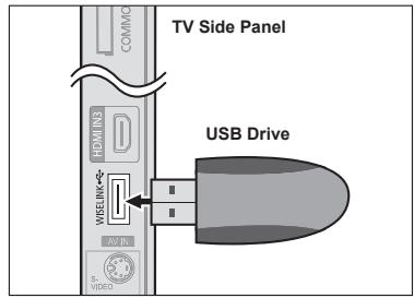 SAMSUNG LE40A626 - Connecting a USB Device - 1
