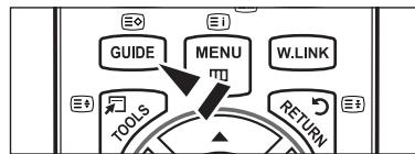 SAMSUNG LE40A626 - Configurer le guide par défaut - 3