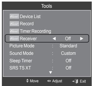 SAMSUNG LE40A626 - Listening through a Receiver (Home theater) - 1