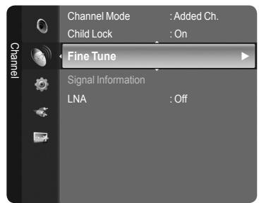 SAMSUNG LE40A626 - Fine Tuning Analogue Channels - 1
