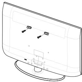 SAMSUNG LE40A626 - Pour éviter toute chute du téléviseur : - 2