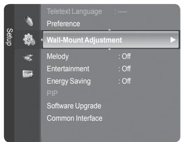 SAMSUNG LE40A626 - Entering the menu - 1