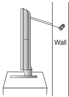 SAMSUNG LE40A626 - To avoid the TV from falling: - 3