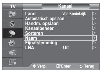SAMSUNG LE40A656A1F - Kanaalnamen vastleggen - 1