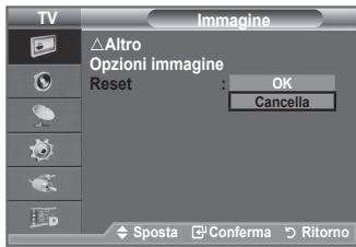 SAMSUNG LE40A656A1F - È possibile ripristinare le impostazioni di visualizzazione dell'imagine preimpostate in fabbrica. - 1