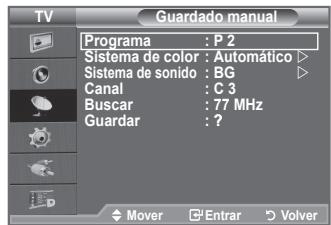 SAMSUNG LE40A656A1F - Memorización automatica de canales - 2
