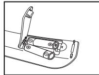 SAMSUNG LE40A656A1F - Instalación de las pilas en el mando a distancia - 2