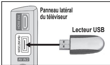 SAMSUNG LE40A656A1F - Utilisation de la fonction WiseLink - 1