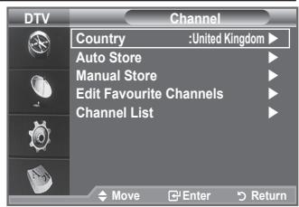 SAMSUNG LE40A656A1F - Updating the Channel List Automatically - 1