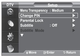 SAMSUNG LE40A656A1F - Setting up the Parental Lock - 4