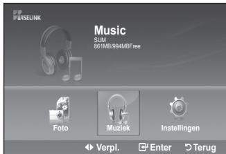 SAMSUNG LE40A656A1F - Gebruik van de MP3 lijst - 1