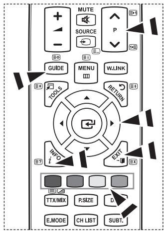 SAMSUNG LE40A656A1F - Affichage des informations relatives aux programmes - 4