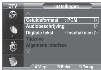 SAMSUNG LE40A656A1F - Het geluidsformaat selecteren - 1