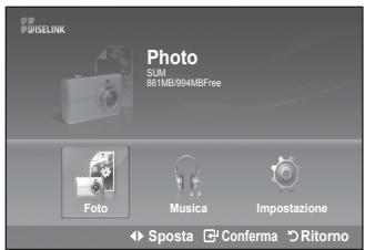 SAMSUNG LE40A656A1F - Utilizzo del menu WISELINK - 3
