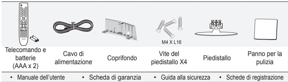 SAMSUNG LE40A656A1F - Elenco dei componenti - 1