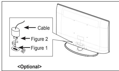 SAMSUNG LE40A656A1F - Using the Anti-Theft Kensington Lock (depending on the model) - 1
