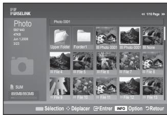 SAMSUNG LE40A656A1F - Affichage d'un diaporama - 2
