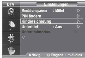 SAMSUNG LE40A656A1F - Kindersicherung einstellen - 1