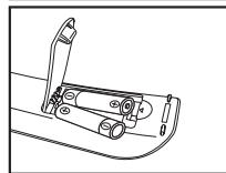 SAMSUNG LE40A656A1F - Installing Batteries in the Remote Control - 2