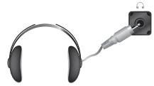 SAMSUNG LE40A656A1F - Branchement du casque (vendu séparément) - 1