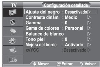 SAMSUNG LE40A656A1F - Puede selectionar el tono de color que le résultat más como do para la vista. - 2