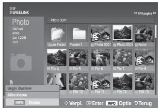 SAMSUNG LE40A656A1F - Bekijken van een diashow - 1