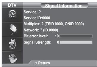 SAMSUNG LE40A656A1F - You can get information about the signal status. - 1