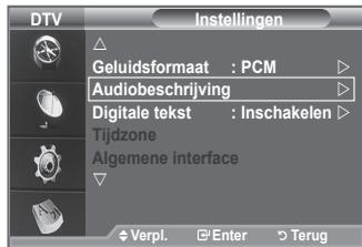 SAMSUNG LE40A656A1F - De geluidsbeschrijving selecteren - 1