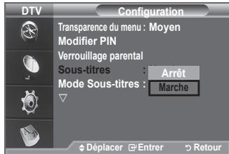 SAMSUNG LE40A656A1F - Configuration des sous-titres - 1