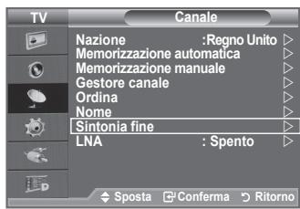 SAMSUNG LE40A656A1F - Sintonia fine dei canali - 1