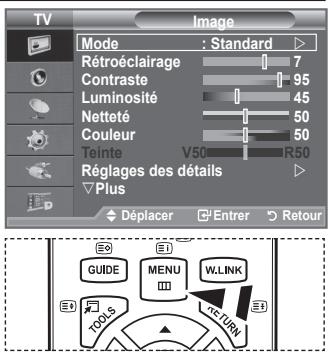 SAMSUNG LE40A656A1F - Affichage des menus - 1