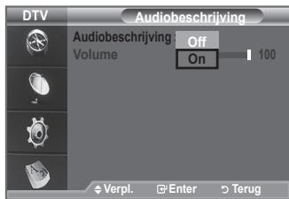 SAMSUNG LE40A656A1F - De geluidsbeschrijving selecteren - 2