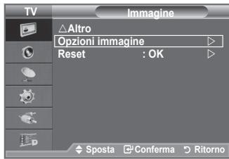 SAMSUNG LE40A656A1F - È possibile ripristinare le impostazioni di visualizzazione dell'imagine preimpostate in fabbrica. - 2