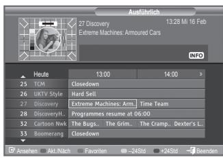 SAMSUNG LE40A656A1F - EPG-Informationen (Elektronischer Programmführer) anzeigen - 2