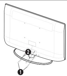 SAMSUNG LE40A656A1F - Installation du support - 2