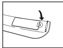 SAMSUNG LE40A656A1F - Installing Batteries in the Remote Control - 3