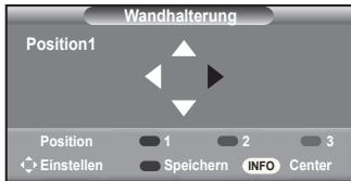 SAMSUNG LE40A656A1F - Einstellen einer gespeicherten Position - 1