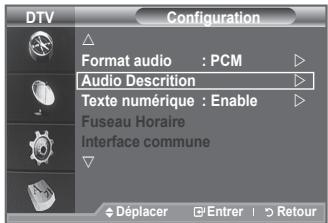 SAMSUNG LE40A656A1F - Sélection de la description audio - 1