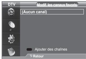 SAMSUNG LE40A656A1F - Utilisez cette fonction lorsqu'au moins un canal favori est sélectionné. - 1