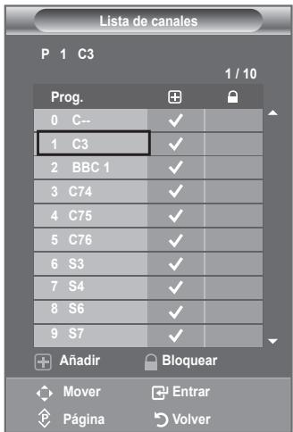 SAMSUNG LE40A656A1F - Adicc y bloqueo de canales - 3