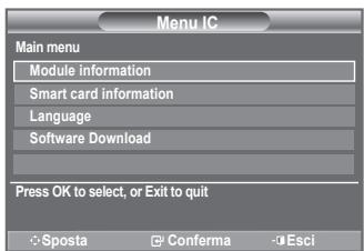 SAMSUNG LE40A656A1F - Cio permette all'utente di accedere al menu della CAM. - 1