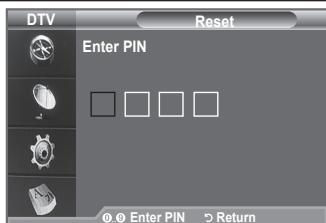 SAMSUNG LE40A656A1F - You can reset the values stored to the factory default values. - 1