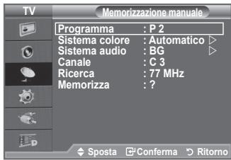 SAMSUNG LE40A656A1F - Memorizzazione automatica dei canali - 2