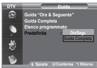 SAMSUNG LE40A656A1F - Impostazione della guida Predefinita - 1