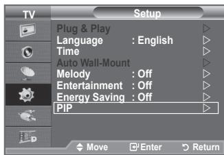 SAMSUNG LE40A656A1F - Viewing the Picture In Picture (PIP) - 1