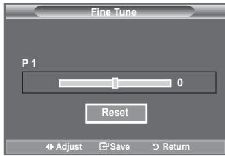 SAMSUNG LE40A656A1F - Fine Tuning Channel Reception - 2
