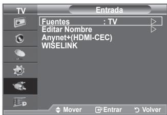 SAMSUNG LE40A656A1F - Puede elegir entre varias fuentes externas conectadas a las tomas de entrada del teovisor. - 1