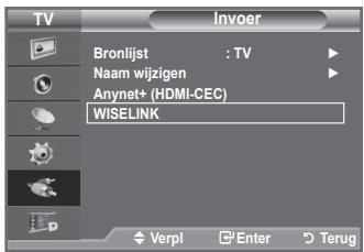 SAMSUNG LE40A656A1F - Gebruik van het WISELINK Menu - 1