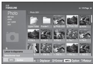 SAMSUNG LE40A656A1F - Affichage d'un diaporama - 3